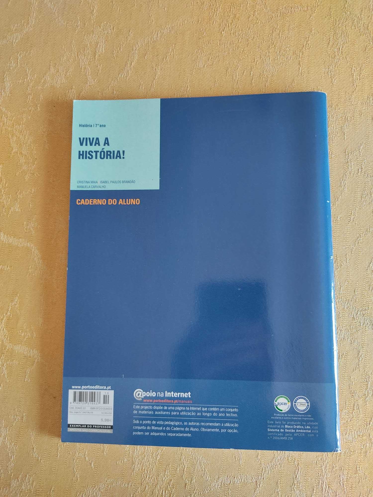 caderno Viva a História! - 7 ano (NOVA)