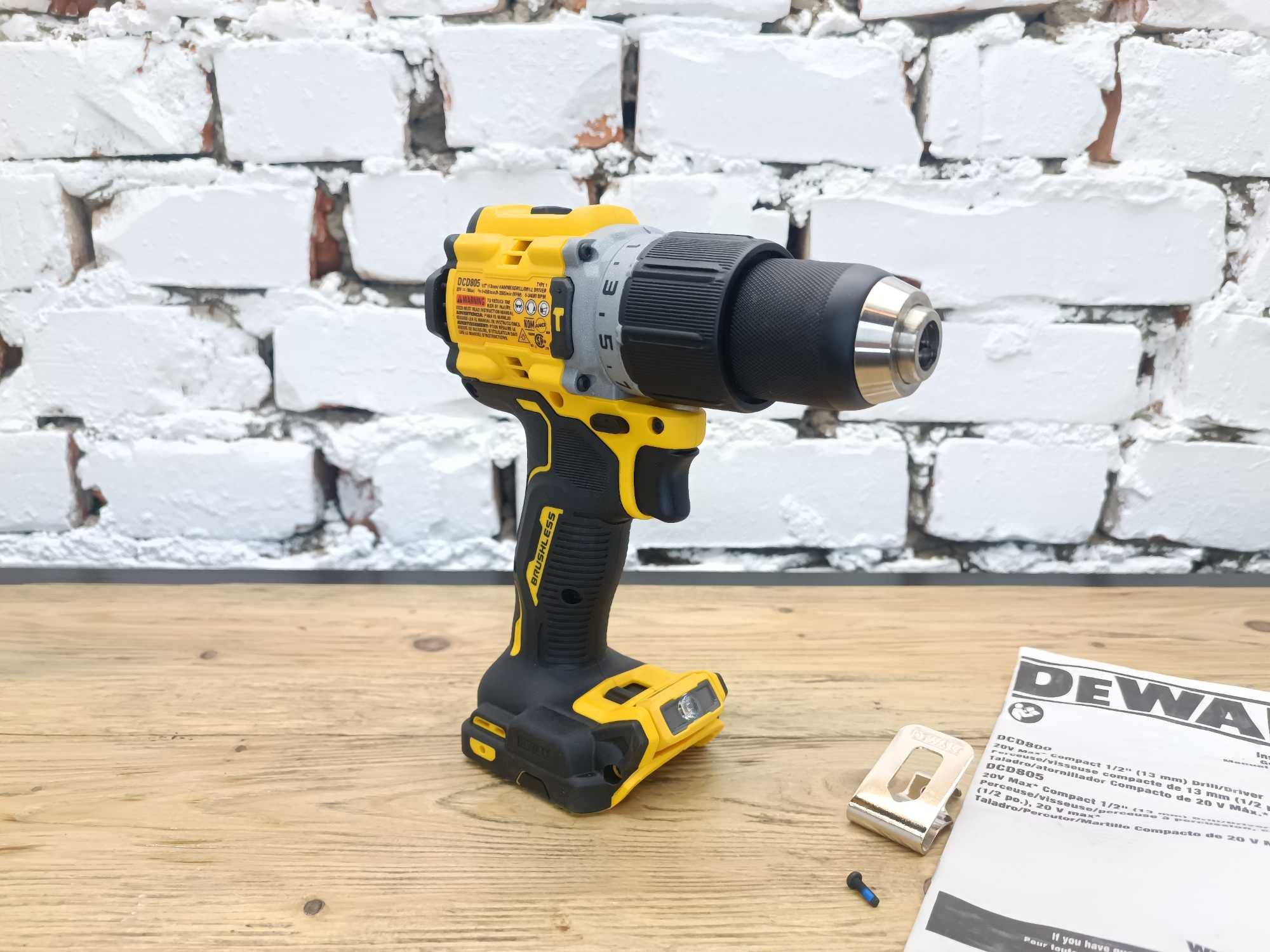 Дриль шуруповерт Dewalt 20v DCD805 MADE IN MEXICO Оригінал