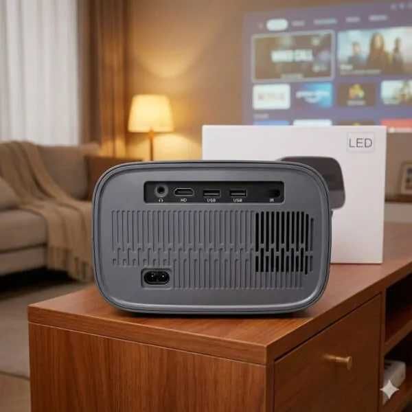 Портативний смарт-проєктор V8 4K на Android 11