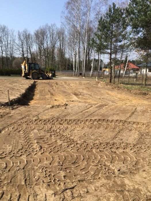 Usługi koparka gasienicowa koparka kołowa minikoparka kopanie stawów