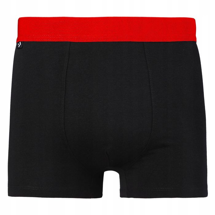 Bokserki Męskie Bawełna Gładkie Klasyczne Dopasowane Moraj  3-Szt XL