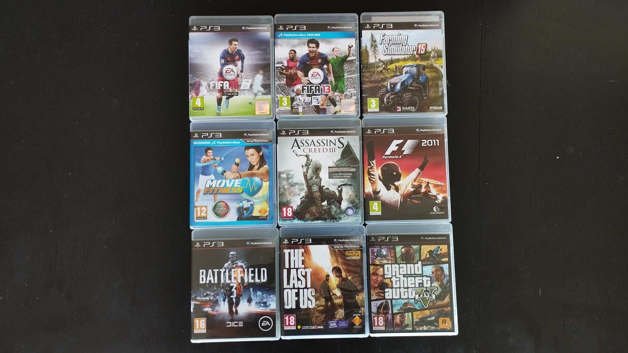 PS3 - Lote de Jogos - Completos com Manuais