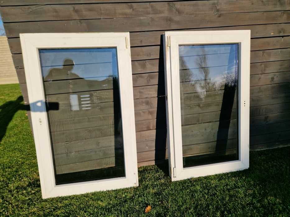 Okna 85x140x2szt. pcv z demontażu duży wybór