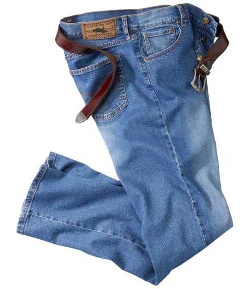 Spodnie męskie jeans dżinsowe casual 44 XS R6018 ATLAS FOR MEN