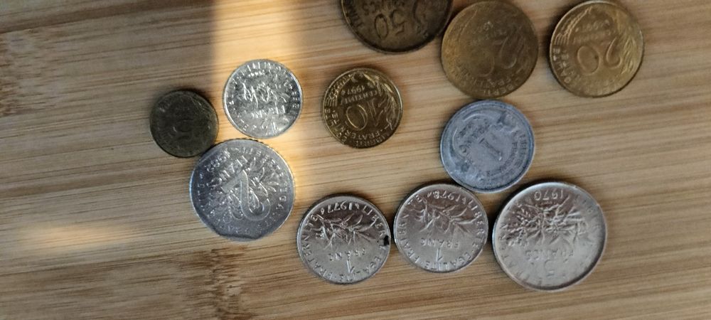 Monety Francuskie kolekcjonerskie