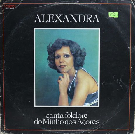 Disco Vinil "Alexandra Canta Folclore do Minho aos Açores"