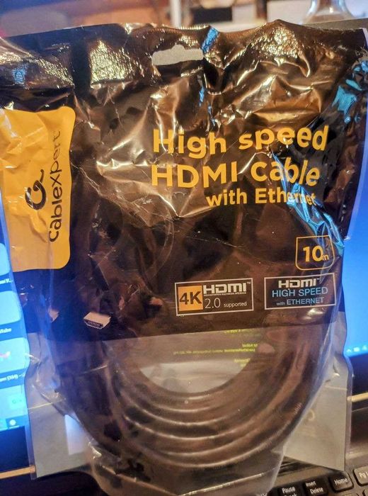 Кабель Cablexpert HDMI - HDMI V 2.0 (M/M), 10 м, чорний