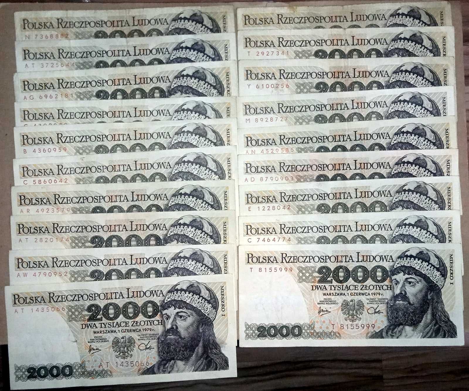 Banknoty PRL 2000 zł
