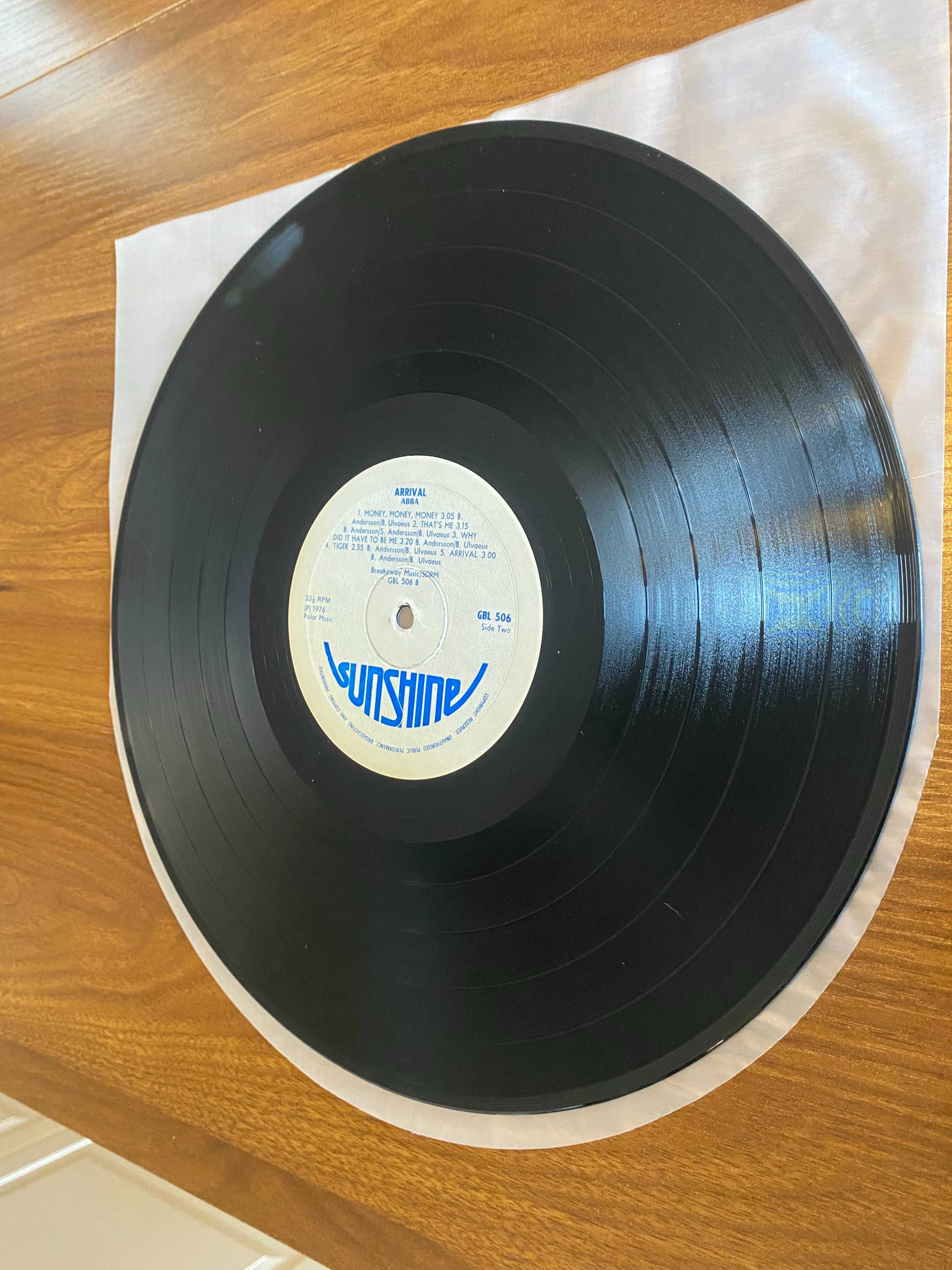 Disco de vinil: ABBA - Arrival (edição da Rodésia)