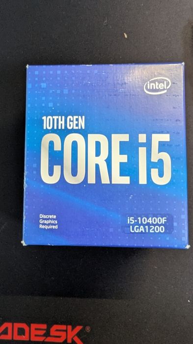 Procesor BOX Intel i5 10400F LGA 1200 10th Gen Pudełko