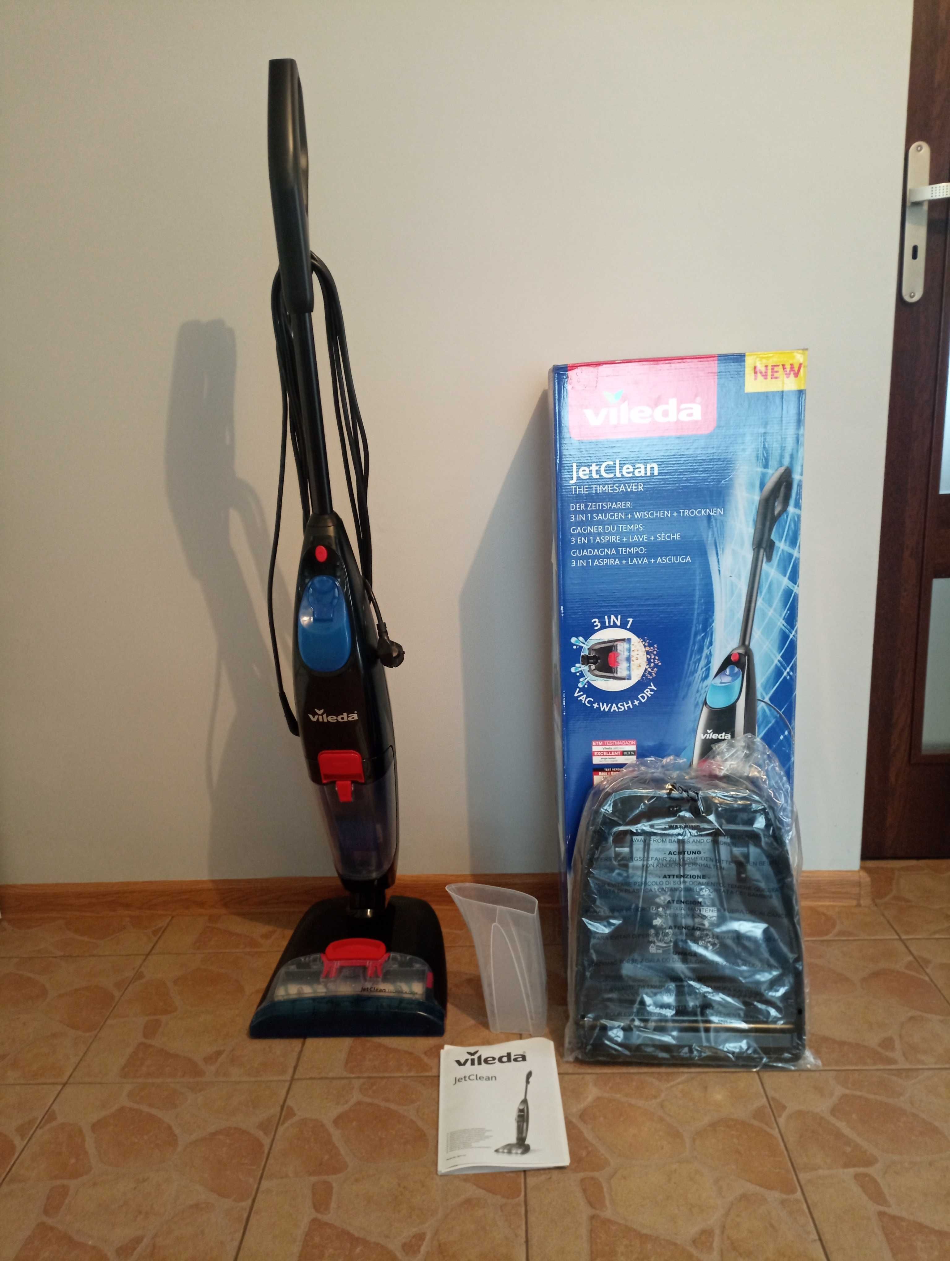 Odkurzacz mop VILEDA JET CLEAN 3W1 na gwarancji