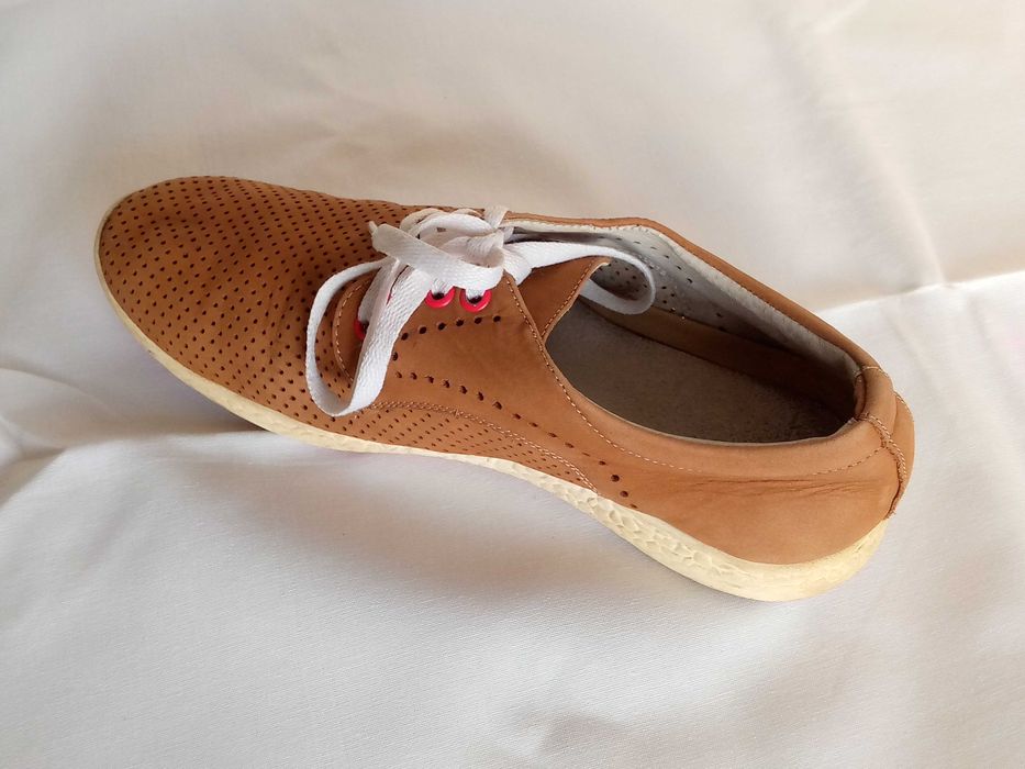 Мокасины мужские кожаные, размер 41, цвет коричневый