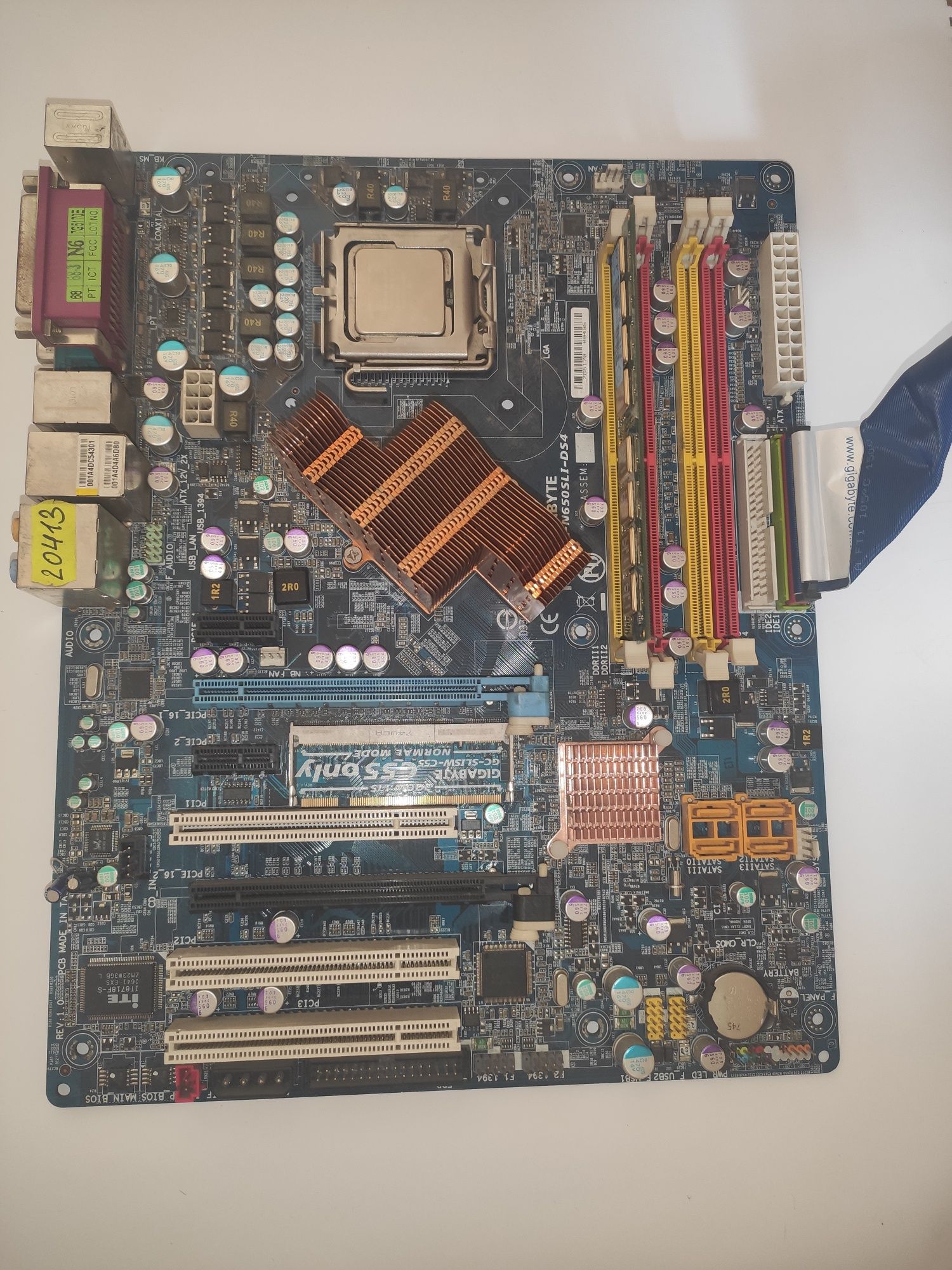 Gigabyte GA-N650SLI-DS4 + Intel core 2 duo