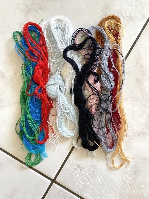 Залишки набору для вишивання Riolis, зимовий набір для вишивання