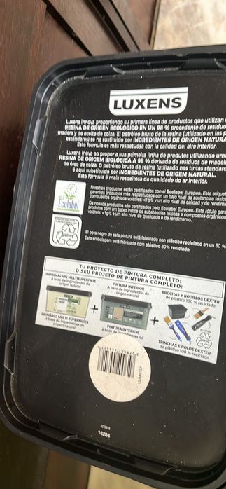 Tintas luxens para interior mate