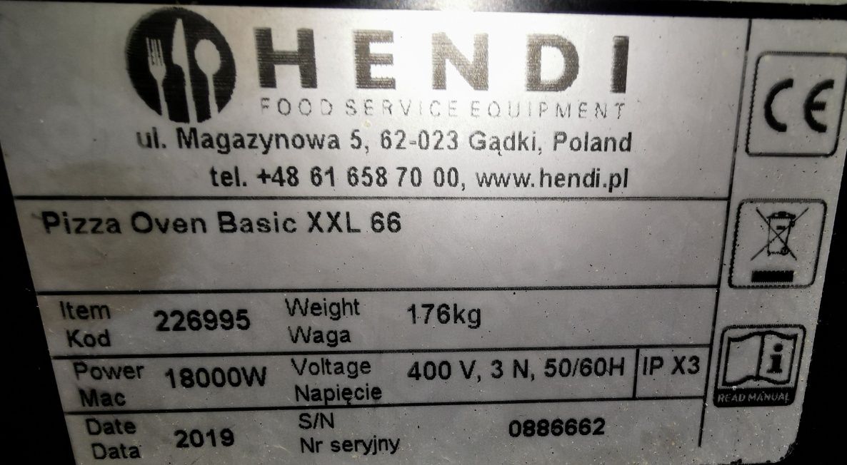 Piec Hendi Basic XXL 66