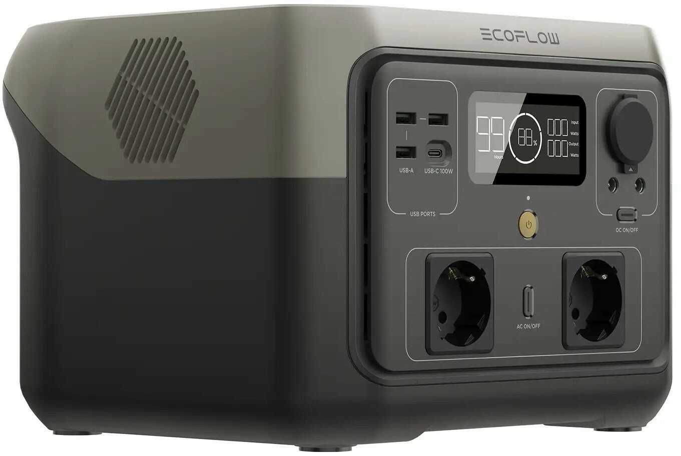 EcoFlow RIVER 2 Max / 500 Вт / 512 Вт⋅год / LiFePO4 (RIVER2Max)