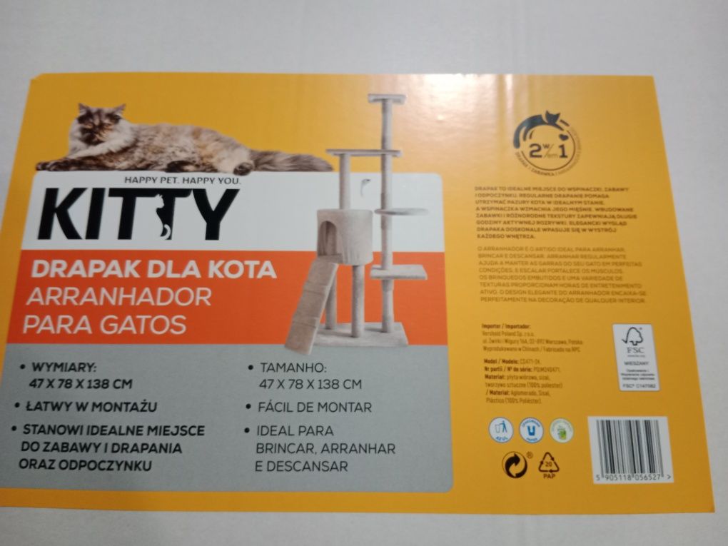 Nowy drapak dla kota