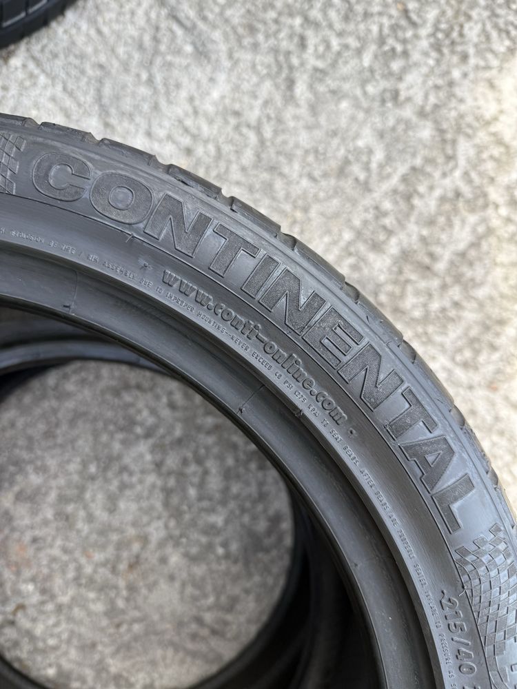 Pneus 215/40zr16 Continental SportContact 2 com 75% piso