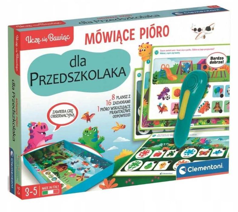 CLEMENTONI 50390 MÓWIĄCE PIÓRO dla przedszkolaka