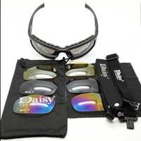 Сонцезахисні військові тактичні окуляри з поляризацією Daisy X7 black