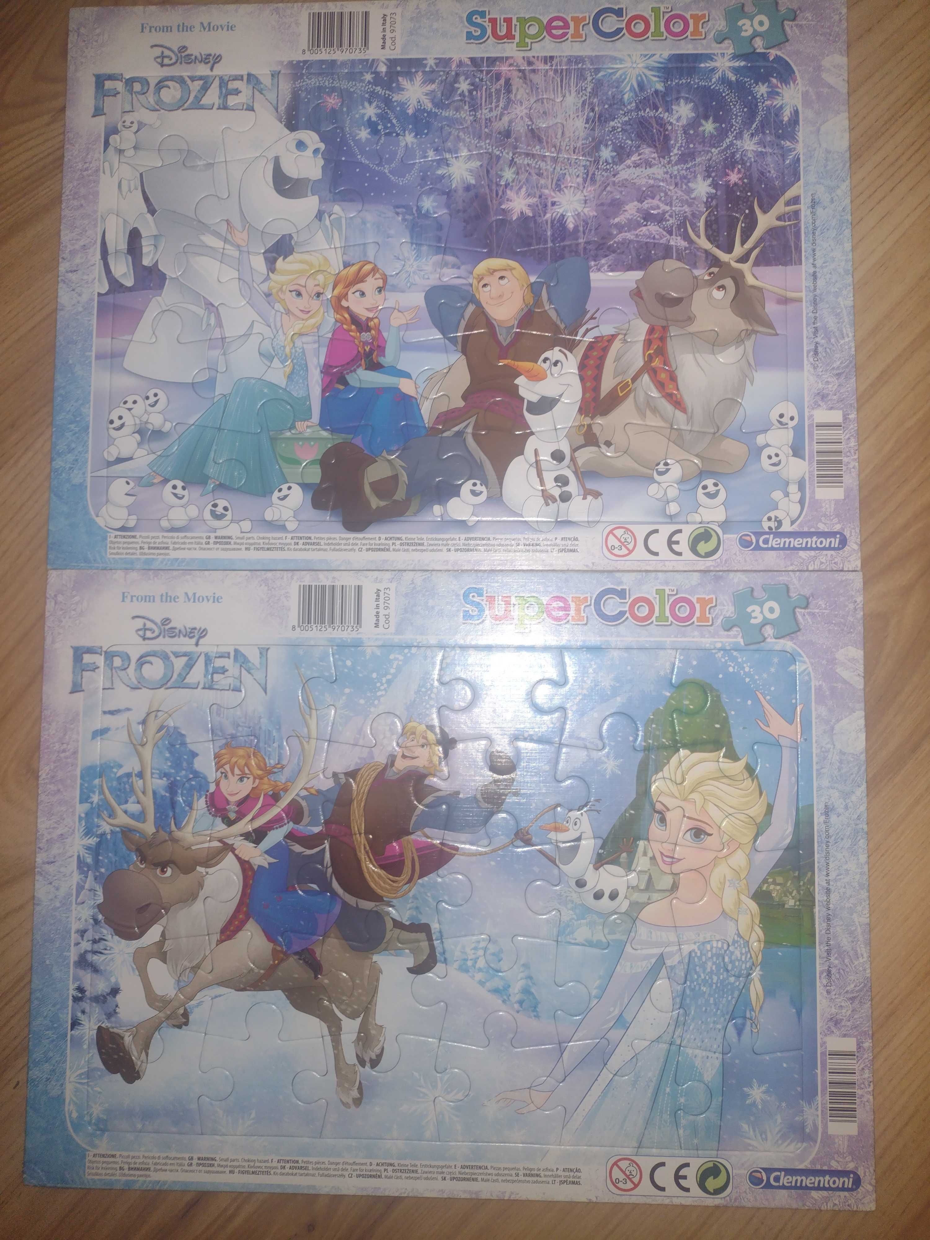 Puzzle dla dziewczynki Elza 2 sztuki