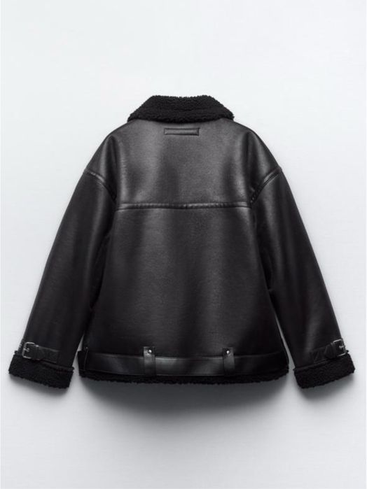 Куртка дублянка zara р l куртка авіатор зара косуха размер л