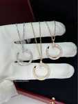 Золотое Колье в стиле JUSTE UN CLOU с бриллиантами 0.38ct