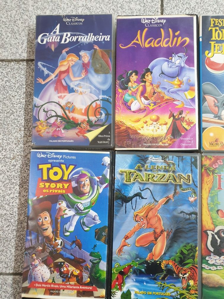 Cassetes VHS animação