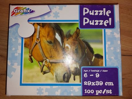 Puzzle konie 100 elementów