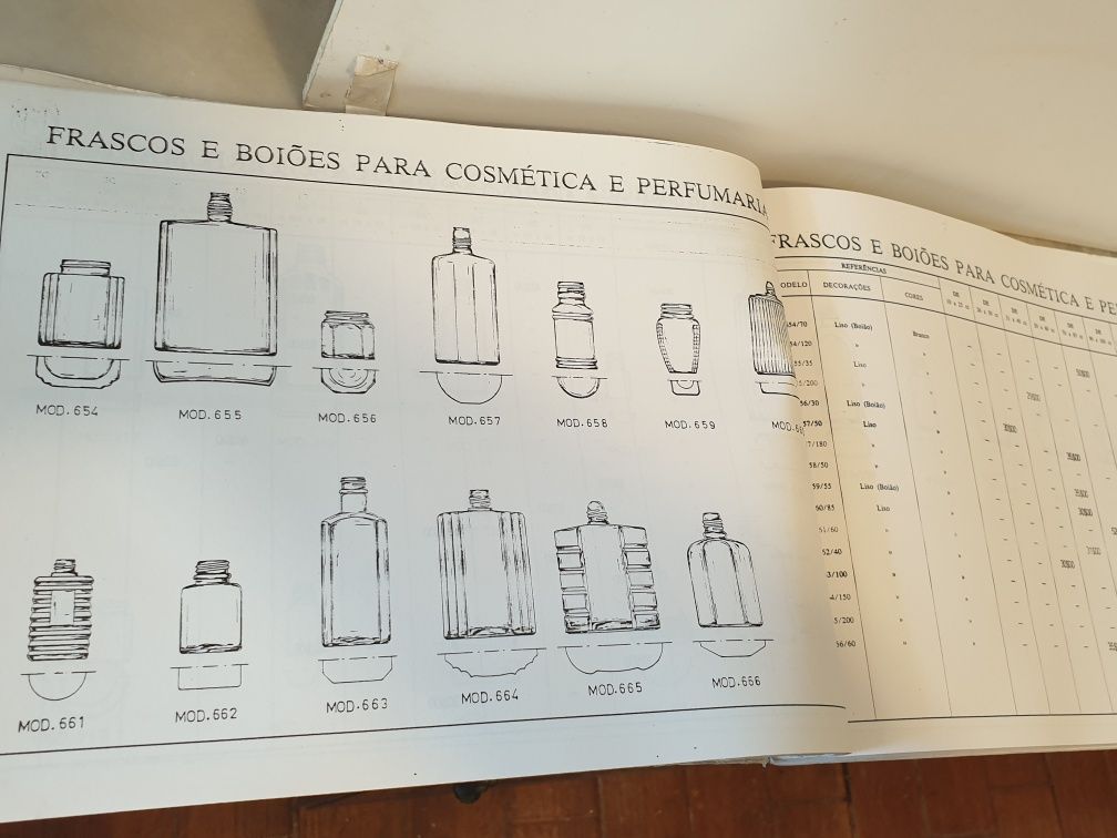 Raro Catálogo da vidreira IVIMA Marinha Grande de 1989