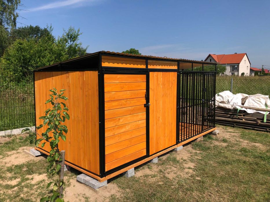 Kojec dla psa, box-klatka+pomieszczenie gospodarcze.