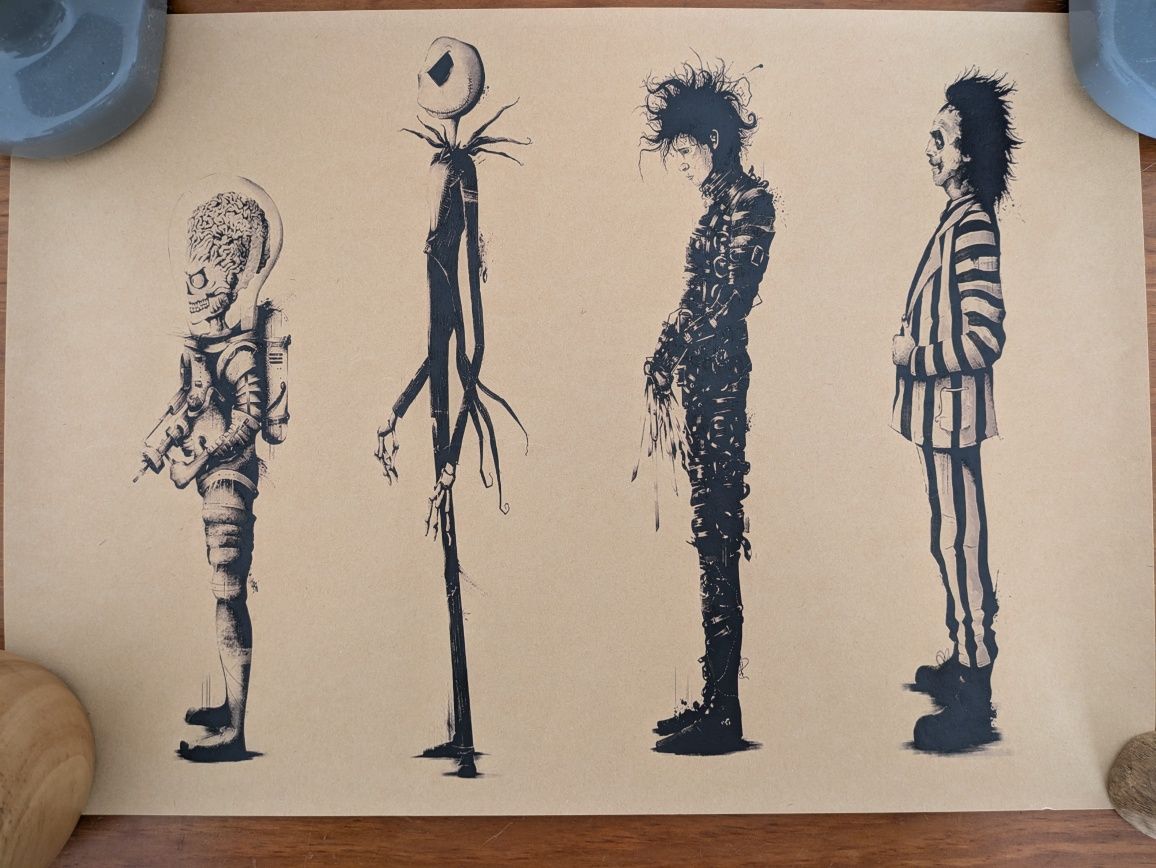 Posters - Jessica Jones e Tim Burton