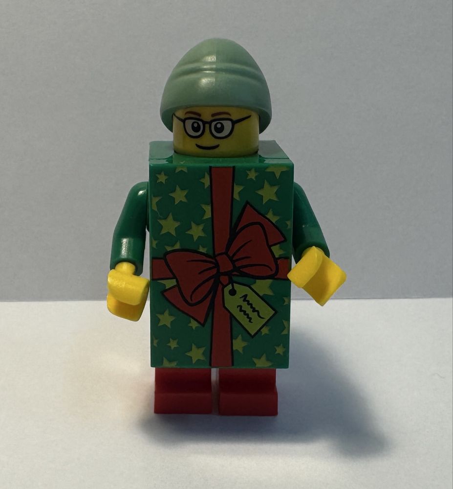 LEGO BAM 2024 Świąteczny Kostium Prezent figurka NOWA