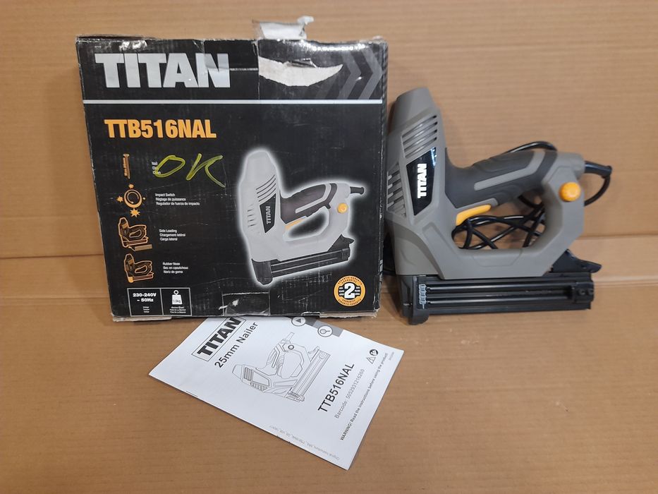 Gwoździarka zszywacz elektryczna TITAN 25mm