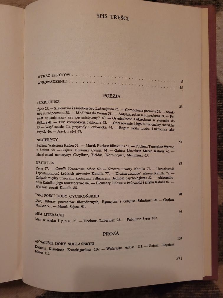 Kazimierz Kumaniecki Literatura rzymska okres cyceroński 1977 PWN