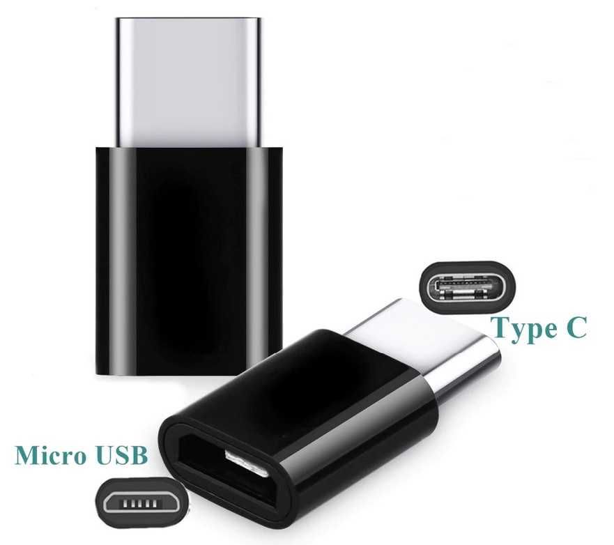 Adapter Micro USB na Typ C, przejściówka Type-C