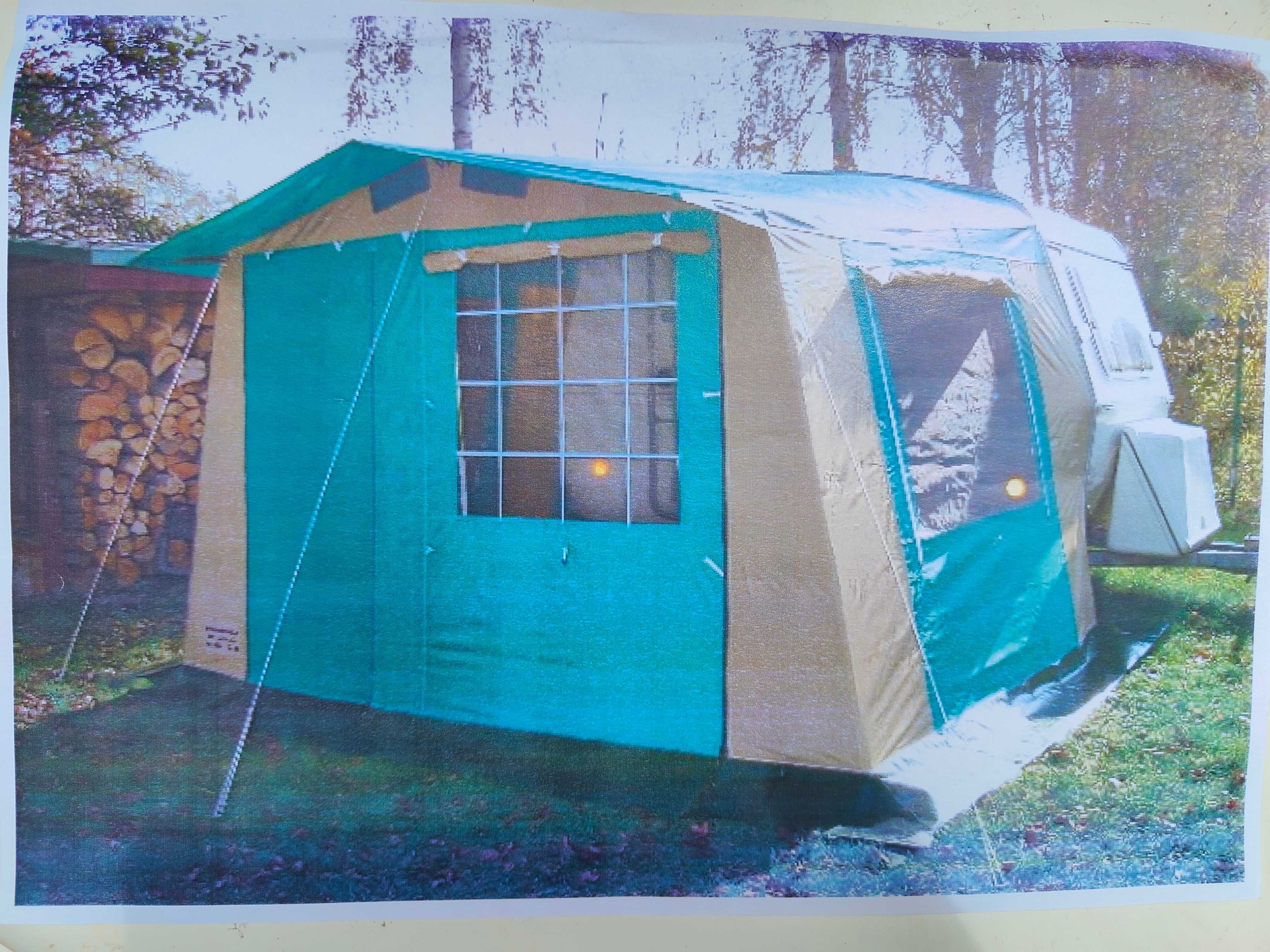 Przyczepa kempingowa Niewiadów N126E, 1986 r. Stan bardzo dobry.