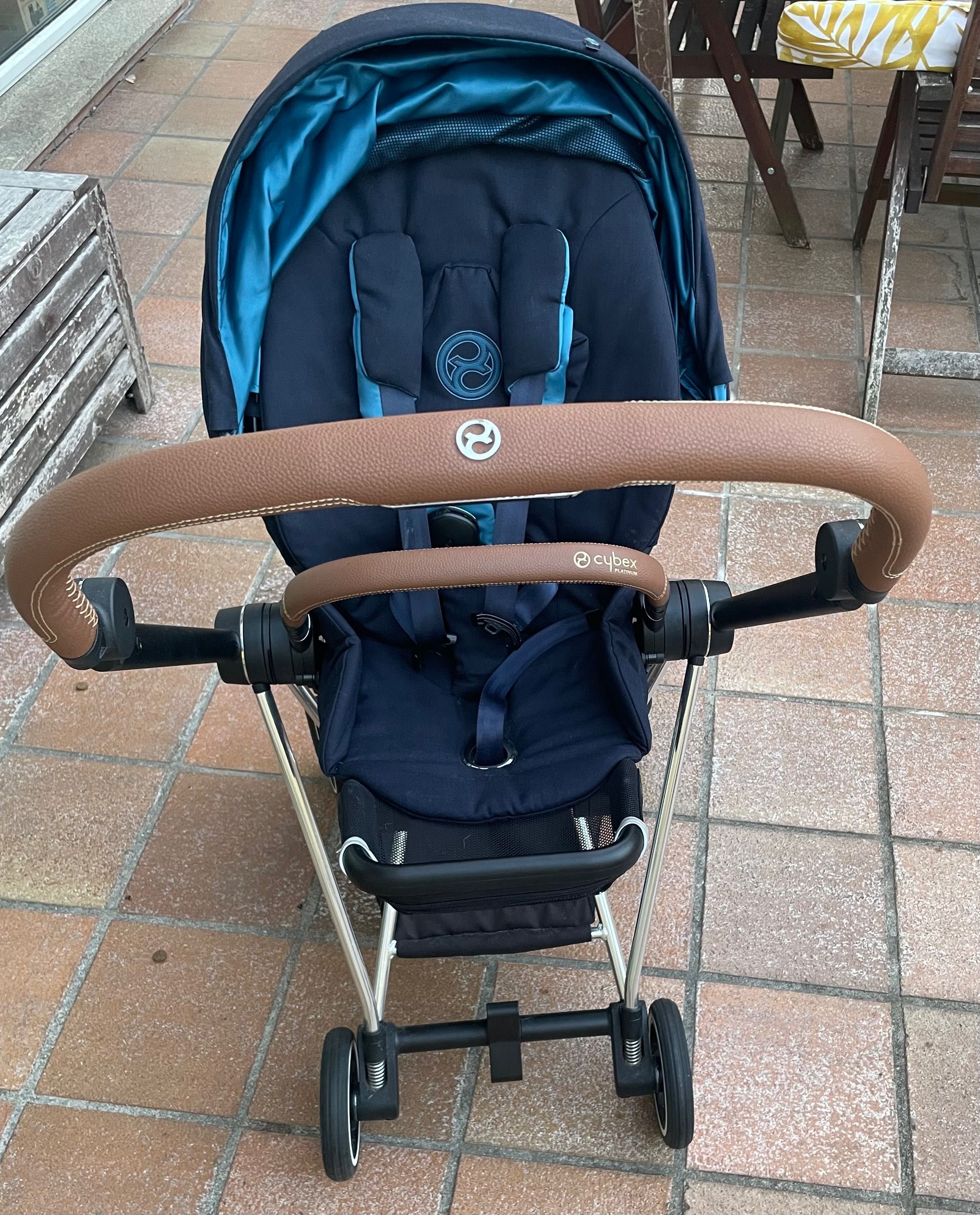 Carrinho cybex platinum mios azul escuro