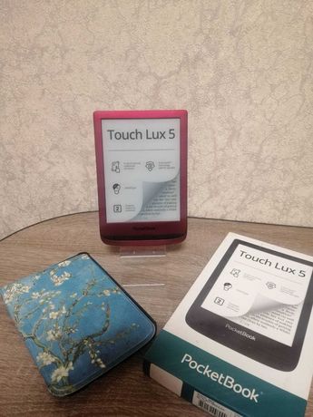 Електронна книга PocketBook 628 Touch Lux 5 + чохол