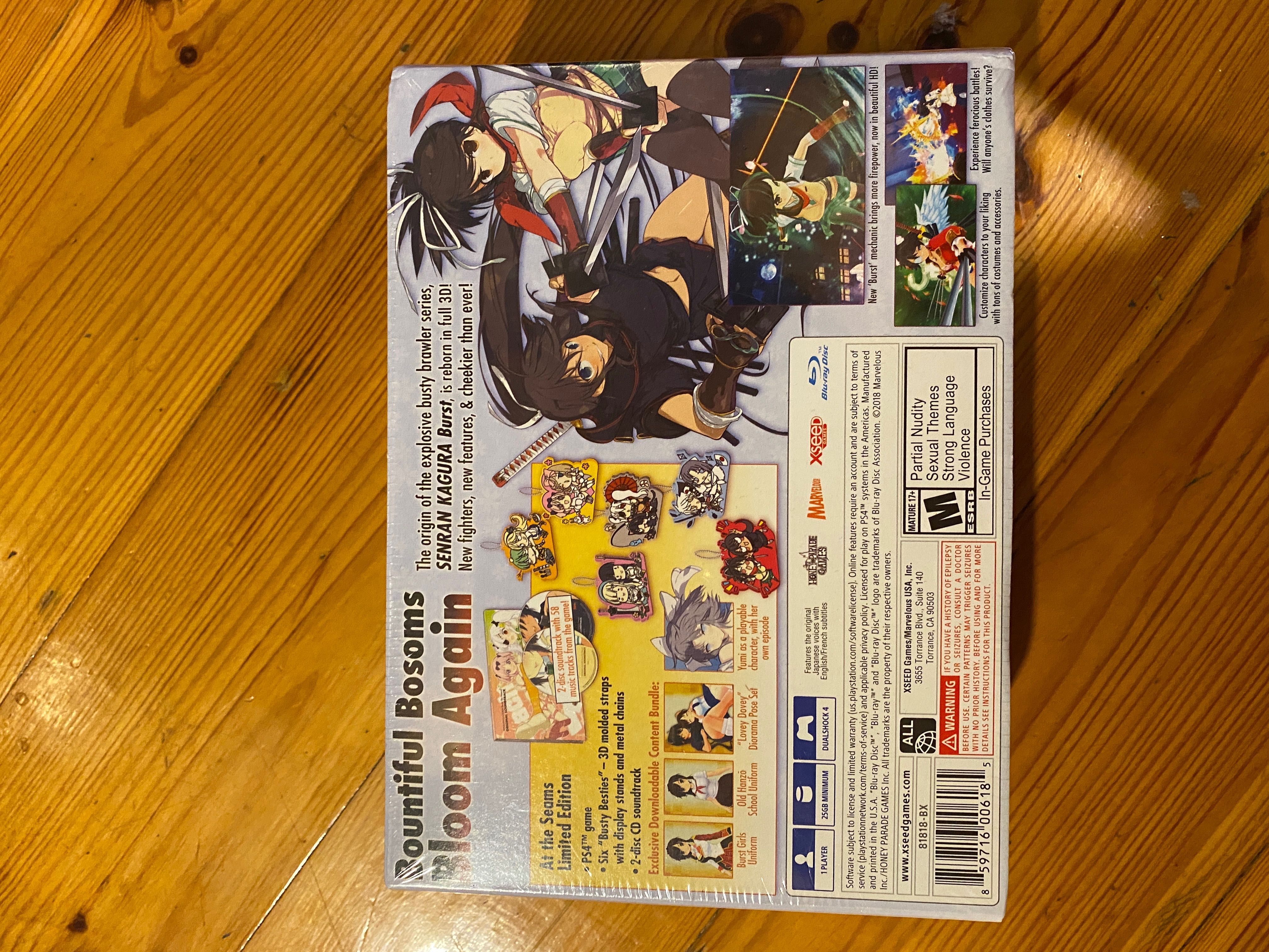 Playstation 4 Senran Kagura Burst Re:newal! Limited Edition
