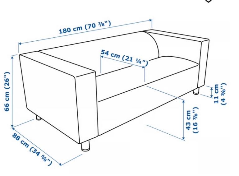 Kanapa Ikea Klippan PatchWork