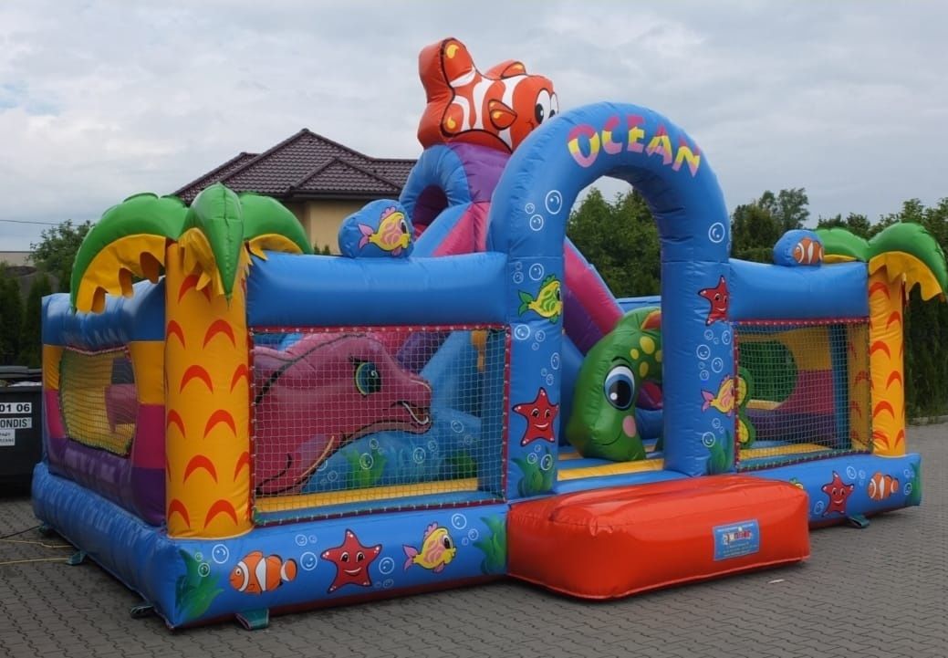 Zamki Dmuchane, trampoliny mobilne, wata i popcorn " Bouncy Mania "