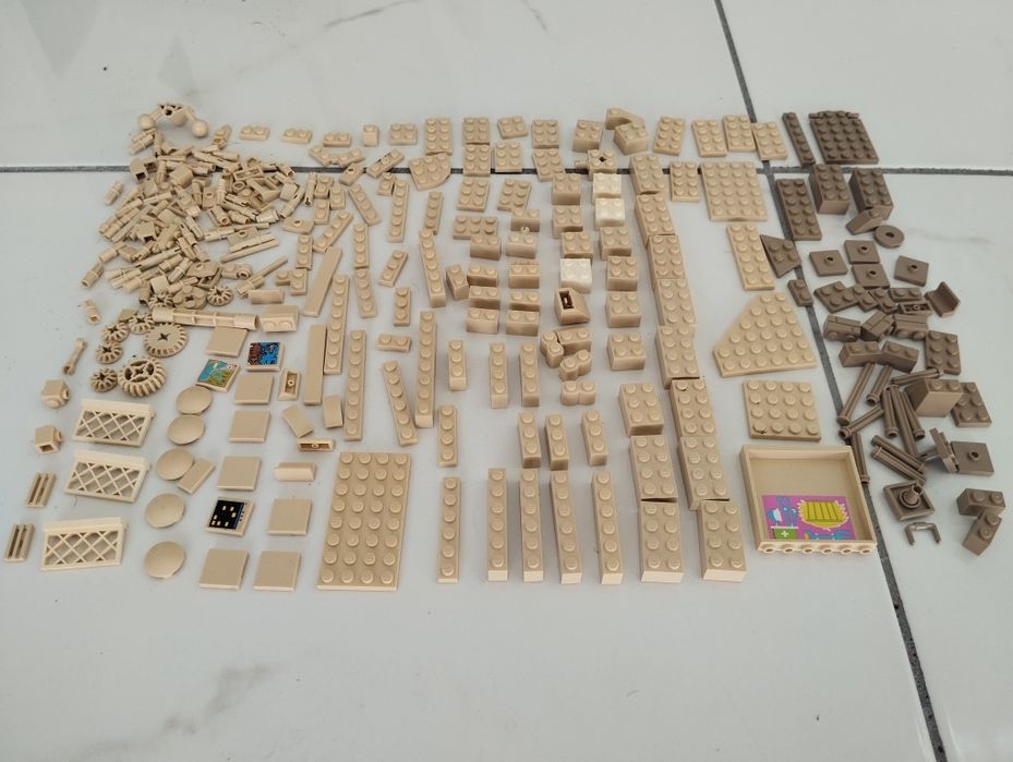 LEGO peças original cor beige