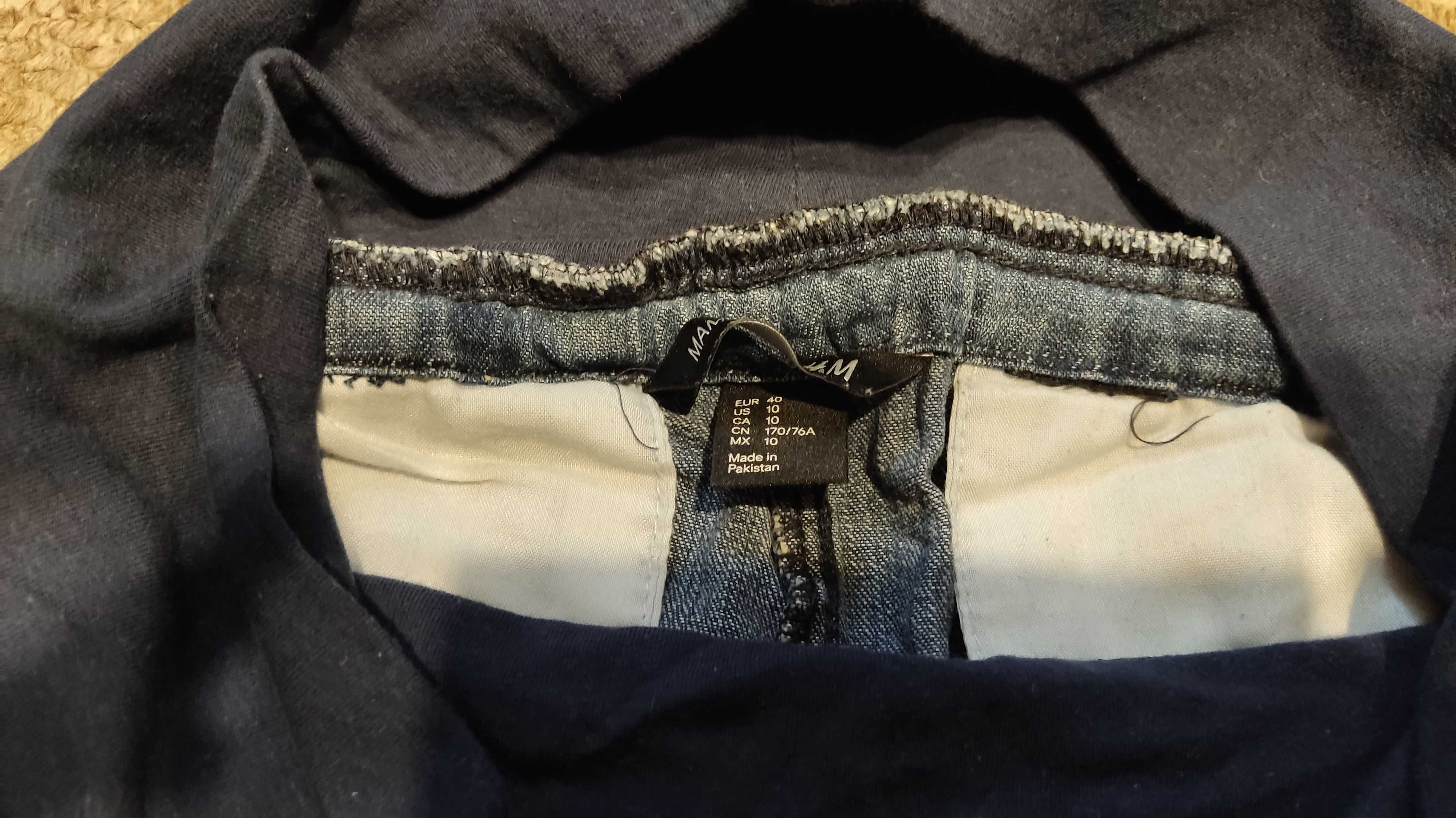 Spodnie jeansowe ciążowe H&M MAMA, rozmiar 40