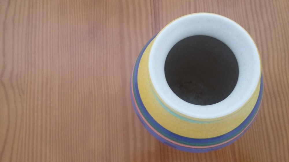 Jarrão pintado à mão