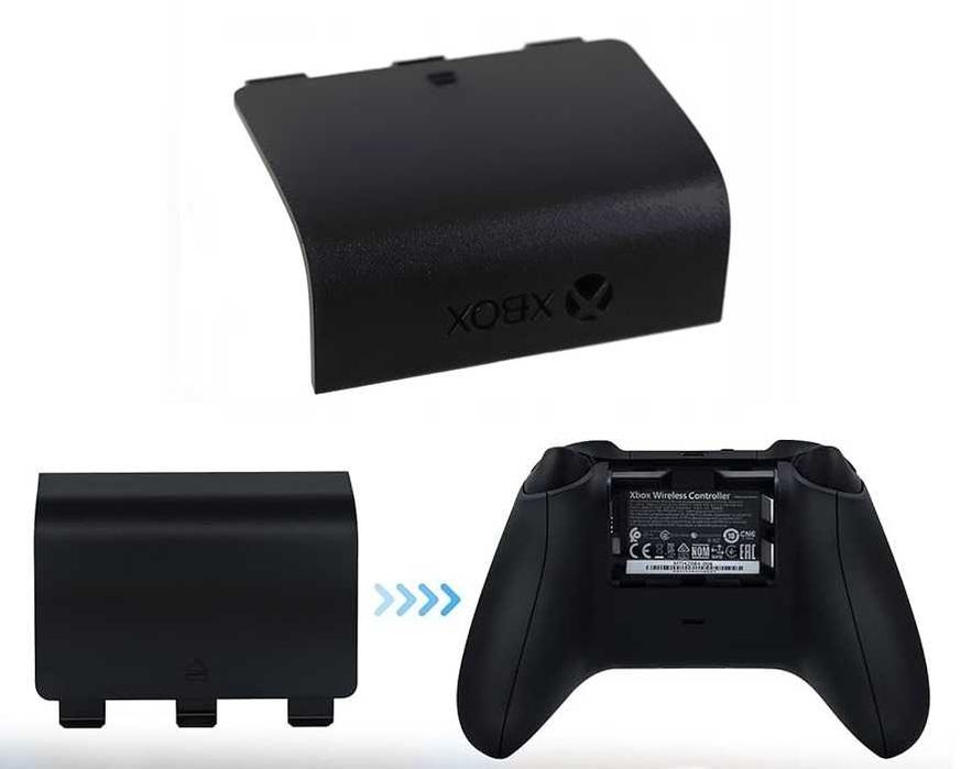 Oryginalna Czarna Klapka baterii pad Xbox One S Mod 1708 * Wejherowo
