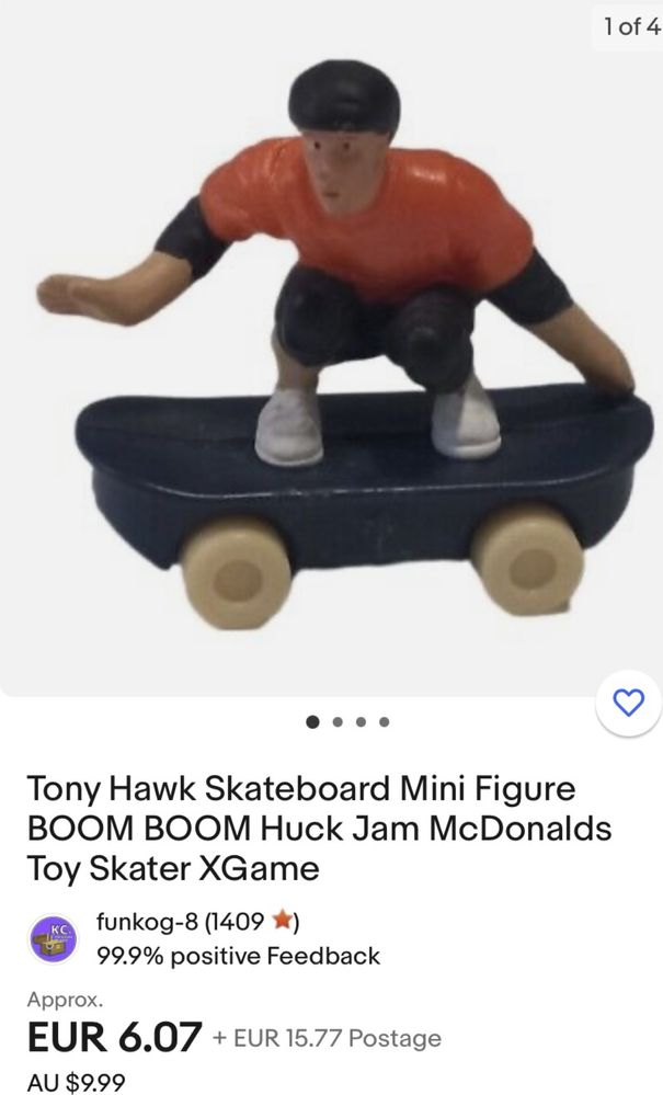 Іграшки McDonald’s скейтбордист