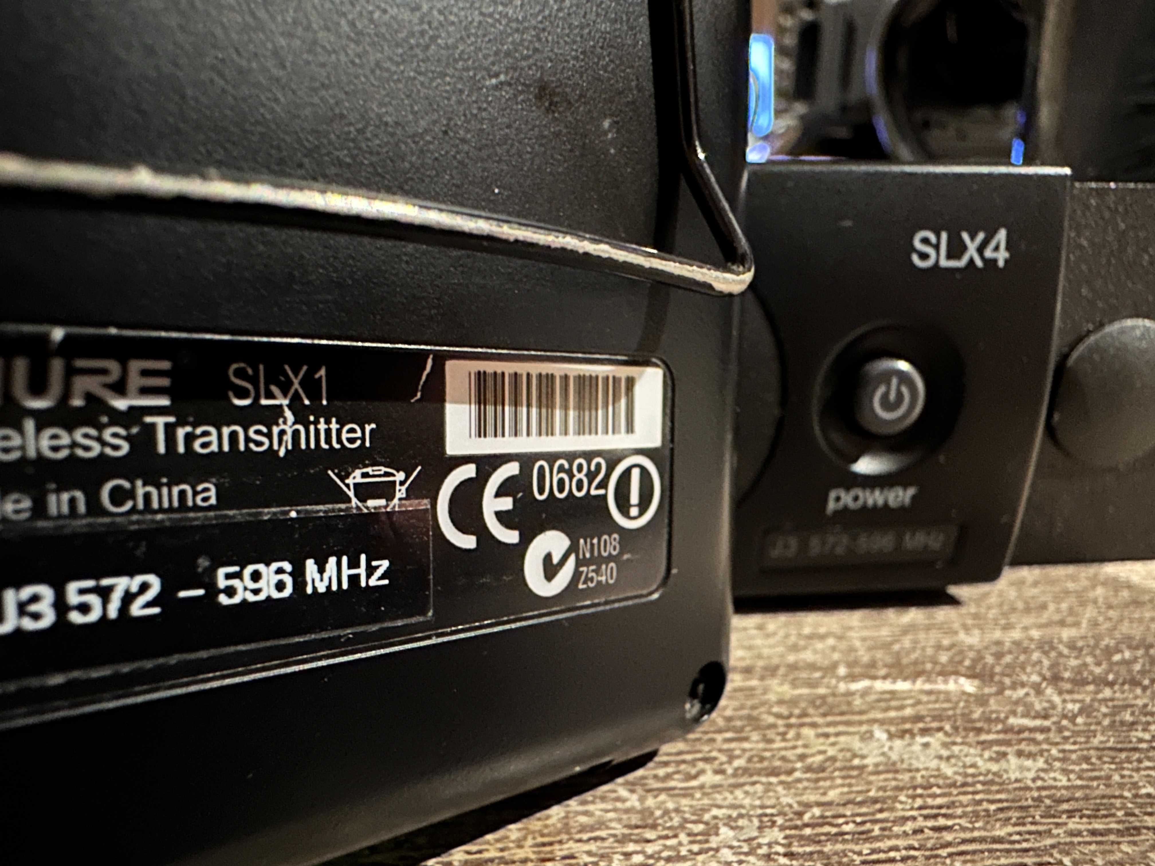 Mikrofon shure slx 4 i slx 1