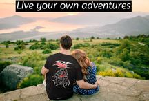 T-shirt Africa Twin Moto perfil